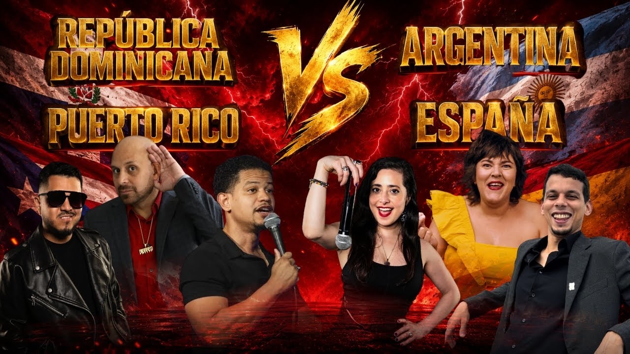 Guerra de Países: República Dominicana y Puerto Rico vs Argentina y España